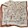 imageAmerican Flag Scarf for Women Patriotic Flag Scarf Silk Feeling Scarves Square Stain Scarf Wrap Neck ScarfHorse Orange