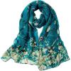 imageAmerican Flag Scarf for Women Patriotic Flag Scarf Silk Feeling Scarves Square Stain Scarf Wrap Neck ScarfBlue