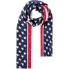 imageAmerican Flag Scarf for Women Patriotic Flag Scarf Silk Feeling Scarves Square Stain Scarf Wrap Neck ScarfFlag01