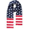 imageAmerican Flag Scarf for Women Patriotic Flag Scarf Silk Feeling Scarves Square Stain Scarf Wrap Neck ScarfFlag02