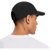 imageAmerican Trends Unisex Reflective Running Tennis Hats Baseball Caps for Women Men Cooling Summer Golf Baseball HatsBlack