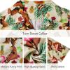 imageFunny Hawaiian Shirts for Men Short Sleeve Fun Beach Shirts Mens Casual Button Down Summer Vacation WearBigfoot Flamingo Swim Ring