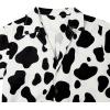 imageHawaiian Shirt for Men Button Down Short Sleeve Casual Beach Shirt Summer Wear Stylish Tropical Print ShirtsCow Print
