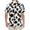 imageHawaiian Shirt for Men Button Down Short Sleeve Casual Beach Shirt Summer Wear Stylish Tropical Print ShirtsCow Print