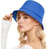 imageUnisex Athletic Bucket Hat Solid Colors Sun Hat with UV Protection for Outdoor Sports Packable Summer HatsRoyalblue