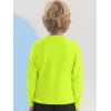 imageBoys Rash Guard Swim Shirt Long Sleeve UPF 50 for Toddler Kids UV Protection Outdoor Rashguard Sun ShirtFluorescent Green