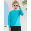 imageBoys Rash Guard Swim Shirt Long Sleeve UPF 50 for Toddler Kids UV Protection Outdoor Rashguard Sun ShirtSky Blue