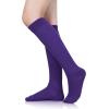 imageAmerican Trends Slouch Socks for Woman Scrunch Socks 80s 90s Knee High Socks Neon Socks Slouchy Socks Pack Long SocksDark Purple