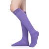 imageAmerican Trends Slouch Socks for Woman Scrunch Socks 80s 90s Knee High Socks Neon Socks Slouchy Socks Pack Long SocksLight Purple