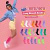 imageAmerican Trends Slouch Socks for Woman Scrunch Socks 80s 90s Knee High Socks Neon Socks Slouchy Socks Pack Long SocksYellow