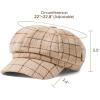 imageNewsboy Hats for Women Winter Beret Hat Classic Newsboy Caps Retro Fashion French Hats for WomenA Red