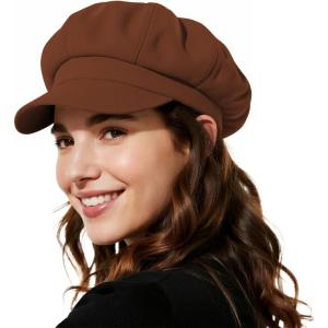imageNewsboy Hats for Women Winter Beret Hat Classic Newsboy Caps Retro Fashion French Hats for WomenAcaramel