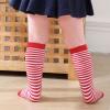 imageAmerican Trends Toddler Kids Youth Soccer SocksLong Knee High Socks for Boys Girls Baseball Softball Football 112 years1 Pack Red White Stripes