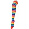 imageAmerican Trends Womens Rainbow Socks Striped Knee High Socks Thigh High Stockings Casual Tube Socks Costume Leg Warmers01 Red Rainbow