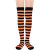 imageAmerican Trends Womens Rainbow Socks Striped Knee High Socks Thigh High Stockings Casual Tube Socks Costume Leg Warmers01 Red Rainbow Plus Size