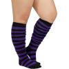 imageAmerican Trends Womens Rainbow Socks Striped Knee High Socks Thigh High Stockings Casual Tube Socks Costume Leg Warmers03 Pink Black Plus Size