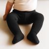 imageAmerican Trends Baby Leggings Stocking Toddler Girl Socks Tights for Baby Girls Kids Winter Knitted Leggings09 Black 1 Pack