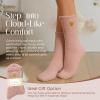 imageAmerican Trends Coral Fleece Cloud Socks UltraSoft Fuzzy Warm Sleep Socks Cozy Unisex Gifts for Birthday SelfCarePink B