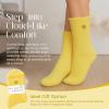 imageAmerican Trends Coral Fleece Cloud Socks UltraSoft Fuzzy Warm Sleep Socks Cozy Unisex Gifts for Birthday SelfCareYelllow a