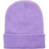imageAmerican Trends Kids Beanie Warm Knit Beanie Hats Boys Girls Winter Hat Soft Slouchy Hats for KidsLight Purple