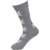 imageAmerican Trends Athletic Sports High Crew Socks for Men Women Leaf Cotton SockGray White 1 Pack