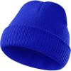 imageAmerican Trends Kids Beanie Warm Knit Beanie Hats Boys Girls Winter Hat Soft Slouchy Hats for KidsSky Blue