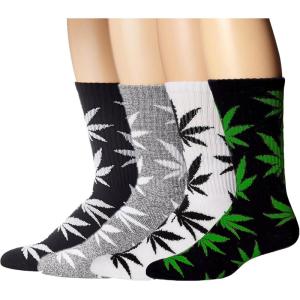 imageAmerican Trends Athletic Sports High Crew Socks for Men Women Leaf Cotton SockA 4 Pairs Mix Color