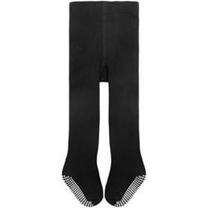 imageAmerican Trends Baby Leggings Stocking Toddler Girl Socks Tights for Baby Girls Kids Winter Knitted LeggingsA  Black With Grips