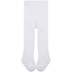 imageAmerican Trends Baby Leggings Stocking Toddler Girl Socks Tights for Baby Girls Kids Winter Knitted LeggingsA  White With Grips