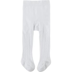 imageAmerican Trends Baby Leggings Stocking Toddler Girl Socks Tights for Baby Girls Kids Winter Knitted LeggingsWhite