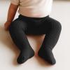 imageAmerican Trends Baby Tights for Girls Cable Knit Cotton Leggings Newborn Pantyhose Soft Seamless Iinfant StockingsBlack for Baby