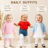 imageAmerican Trends Baby Tights for Girls Cable Knit Cotton Leggings Newborn Pantyhose Soft Seamless Iinfant StockingsBlack for Baby