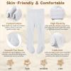 imageAmerican Trends Baby Tights for Girls Cable Knit Cotton Leggings Newborn Pantyhose Soft Seamless Iinfant StockingsBlack for Baby