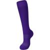 imageAmerican Trends Girls Softball Socks 6 Pairs Baseball Softball Socks for Girls Youth Knee High Soccer SocksPurple