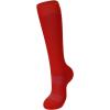 imageAmerican Trends Girls Softball Socks 6 Pairs Baseball Softball Socks for Girls Youth Knee High Soccer SocksRed