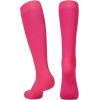 imageAmerican Trends Girls Softball Socks 6 Pairs Baseball Softball Socks for Girls Youth Knee High Soccer SocksRose Red