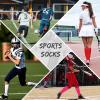 imageAmerican Trends Girls Softball Socks 6 Pairs Baseball Softball Socks for Girls Youth Knee High Soccer SocksYellow