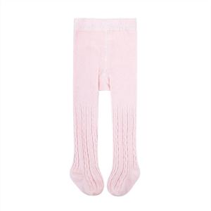 imageAmerican Trends Baby Tights for Girls Cable Knit Cotton Leggings Newborn Pantyhose Soft Seamless Iinfant StockingsLight Pink for Toddler