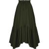 imageAmerican Trends Womens Renaissance Pirate Skirt Medieval Long Flowy Maxi Skirt for Ren Faire Halloween Outfit with PocketsArmy Green