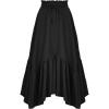 imageAmerican Trends Womens Renaissance Pirate Skirt Medieval Long Flowy Maxi Skirt for Ren Faire Halloween Outfit with PocketsBlack