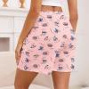 imageAmerican Trends 3 Pack Pajama Shorts Women Casual Elastic Waist Comfy Printed Sleep Lounge Shorts for Women PJ BottomsSet4