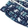 imagePajama Shorts Women Set Casual Elastic Sleep Shorts Summer Lounge Pants Comfy Pj Short with Pockets PrintedBlue Cat