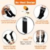 imageAmerican Trends Kids Knee High Socks Youth Seamless Cotton Long Socks Girls Boys Accessories for School Spirit Week Crazy Day1 Pack Orange