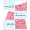 imageMens Swim Trunks with Compression Liner Board Shorts for Men Quick Dry Swimsuits Bathing Suit Swimwear MXXLPink Anchor