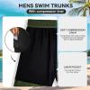 imageAmerican Trends Mens Swim Trunks with Compression Liner Board Shorts for Men Quick Dry Swimsuits Bathing Suit Swimwear9 Army Green