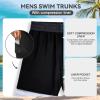 imageAmerican Trends Mens Swim Trunks with Compression Liner Board Shorts for Men Quick Dry Swimsuits Bathing Suit Swimwear9 Blackgray Gradient
