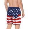 imageAmerican Trends Mens Swim Trunks with Compression Liner Qucik Dry Board Shorts 2 in 1 Mens SwimsuitsAmerican Flag