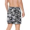 imageAmerican Trends Mens Swim Trunks with Compression Liner Qucik Dry Board Shorts 2 in 1 Mens SwimsuitsBlack Coconut