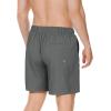 imageAmerican Trends Mens Swim Trunks with Compression Liner Qucik Dry Board Shorts 2 in 1 Mens SwimsuitsGrey