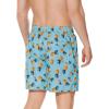 imageAmerican Trends Mens Swim Trunks with Compression Liner Qucik Dry Board Shorts 2 in 1 Mens SwimsuitsLight Blue Pineapple